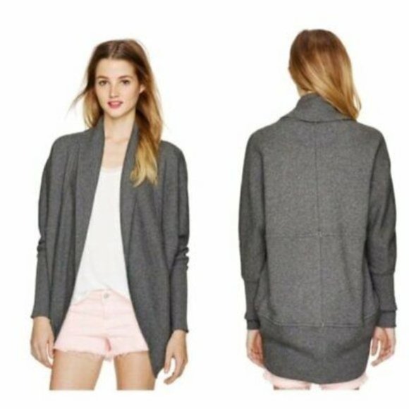 Aritzia Wilfred Diderot Cocoon Cardigan Grey